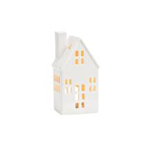 Windlicht Haus aus Porzellan 9 x 19 x 7 cm Haus 2