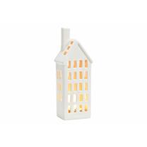 Windlicht Haus aus Porzellan 8 x 22 x 6 cm