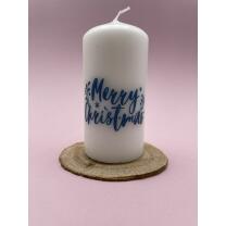 Kerzentattoos Weihnachten blau