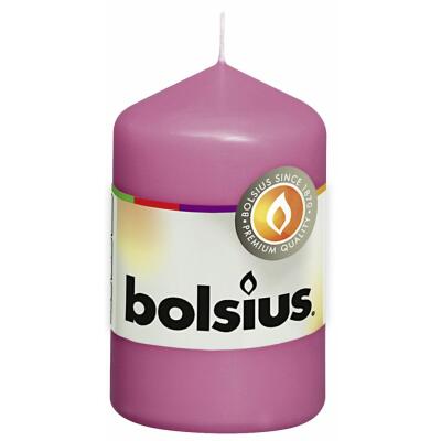 Stumpenkerze 80 x 48 mm - Farbwahl fuchsia