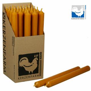 Stabkerze 250 x 22 mm - durchgefärbt - Made in Germany 23 natur 1 Stück