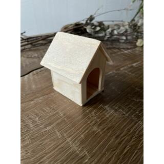 Miniatur Hundehütte 6,5 x 6 x 7 cm