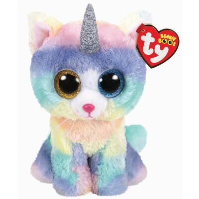 TY Beanie Boos Katze Heather mit Horn 15 cm