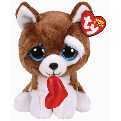 TY Beanie Boos 36662 - Hund Smootches mit Herz 15 cm