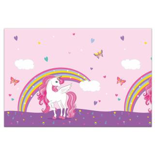 Tischdecke - Einhorn Rainbow Colors  120 x 180 cm