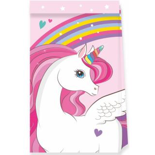 Partytüten aus Papier - Einhorn Rainbow Colors, 4 Stück