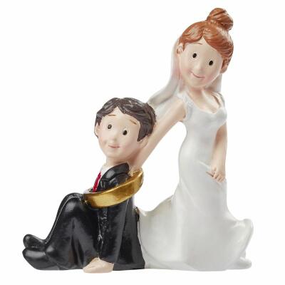 Hochzeitspaar im Ring  8 cm (443)