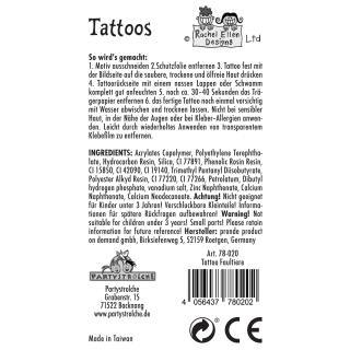 Faultier  - Tattoos,1 Bogen