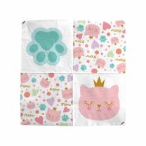 44-teiliges Party-Set Katze - Cat Princess -  für 8 Kinder