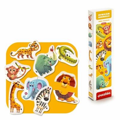 Puzzle Wildtiere "African Animals" - 16 Teile