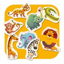 Puzzle Wildtiere "African Animals" - 16 Teile