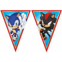 Sonic the Hedgehog - Wimpelkette, 2,3 m