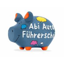 Sparschwein Keramik  - Abi - Auto - Führerschein -...