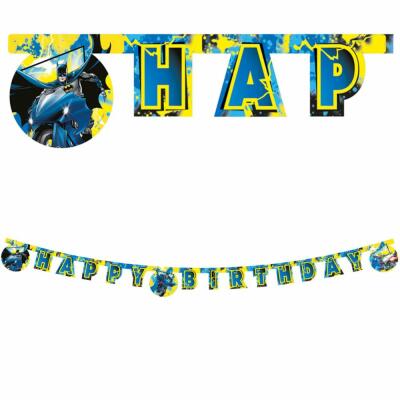 Batman Rougue - Girlande Happy Birthday