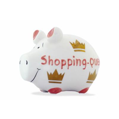 Sparschwein - Shopping Queen (2) -  ca. 12 cm x 9 cm