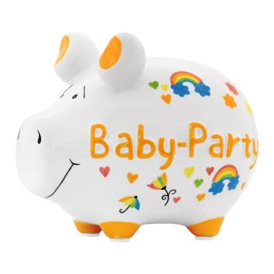 Sparschwein - Baby - Party -  ca. 12 cm x 9 cm