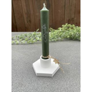Silikon Gießform Kerzenhalter Sechseck ca. 10,2 x 9 x 4,4 cm (603)