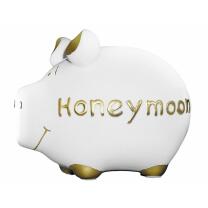 Sparschwein - Honeymoon -  ca. 12 cm x 9 cm