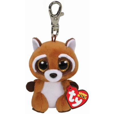 Ty Beanie Boos Clip Anhänger - Waschbär Rusty 8,5 cm