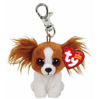 Ty Beanie Babies Clip Anhänger - Hund Barks 8,5 cm