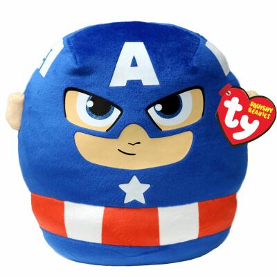 Squishy Beanies - Plüschkissen Avengers Captain America 35 cm