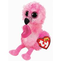 TY Beanie Boos Flamingo Dainty mit Herz 15 cm