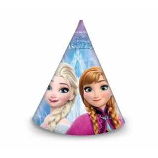 Frozen die Eiskönigin Nordlichter  Partyhütchen, 6 Stück