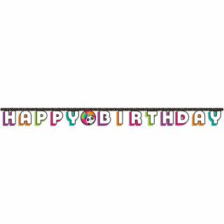 Panda Bär - Girlande Happy Birthday
