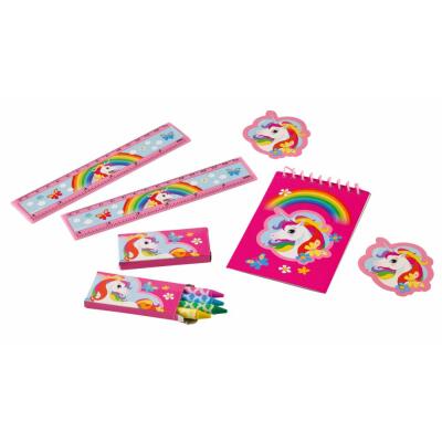 Einhorn (Amscan) - Schreibset - Mitgebsel-Set, 20-teilig