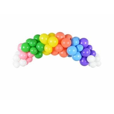 DIY Ballongirlande 2 m - 60 Ballons - Regenbogen