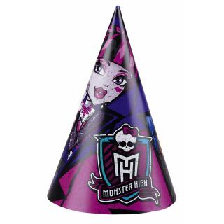 Monster High 2 - Partyhütchen, 6 Stück