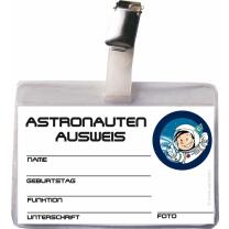 Space Party -  Astronauten-Ausweis, 1 Stück