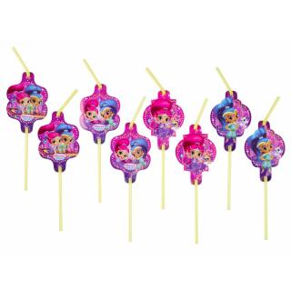 Shimmer und Shine - Trinkhalme