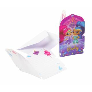 Shimmer und Shine - Einladungskarten