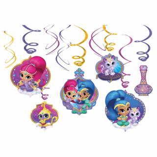 Shimmer und Shine - Hängedekoration, 6-teilig