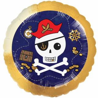 Pirat - Pirates Map -  Folienballon 43 cm