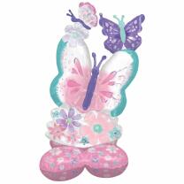 Folienballon AirLoonz Schmetterling - Flutter -  71 x 111 cm