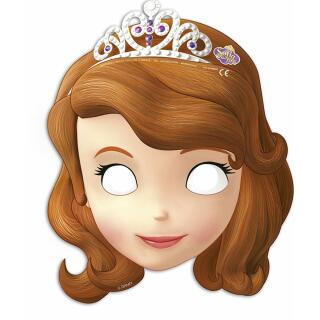 Prinzessin Sofia the First - Masken, 6 Stück