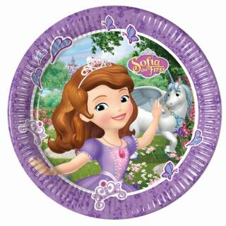 Pappteller Sofia the First - Mystic Isles, 8 Stück