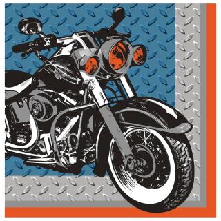 Motorrad - Servietten  16 Stück