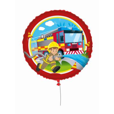 Folienballon Feuerwehr firefighters  46 cm
