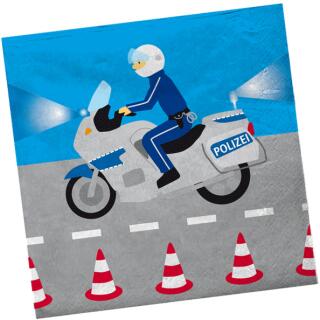 Servietten Polizei, 20 Stück