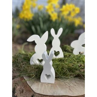 Silikonform Hase Langohr mit Herz 12,5 x 5,5 x 2,5 cm 628)