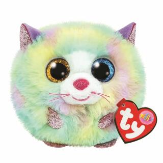 Ty Beanie Balls Puffies - Auswahl Katze Heather