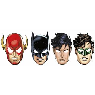Justice League - Superhelden - Masken, 8 Stück