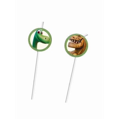 Trinkhalme Arlo & Spot - The Good Dinosaur, 6 Stück