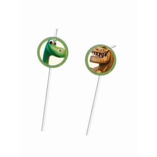 Trinkhalme Arlo & Spot - The Good Dinosaur, 6 Stück