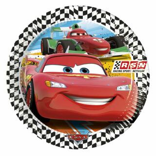 Cars RSN - Pappteller, 8 Stück