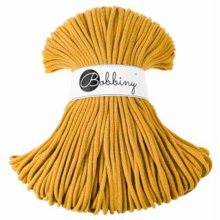 Bobbiny Premium Kordel 5 mm x 100 m Mustard