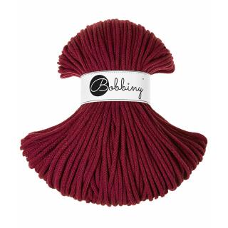 Bobbiny Premium Kordel 5 mm x 100 m Wine Red